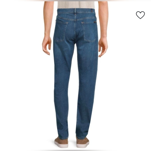 ❤️ NWOT!  7 FOR ALL MANKIND ADRIEN SLIM TAPER JEANS, 36 - Picture 3 of 14